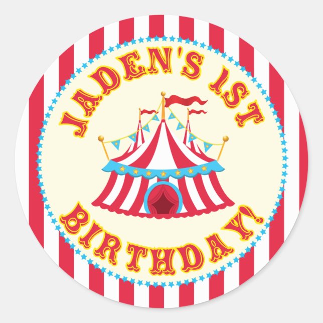 Maßgeschneiderter Karnevalaufkleber mit dem benutz Runder Aufkleber (Vorderseite)