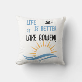 Maßgeschneiderter Lake Name Kissen
