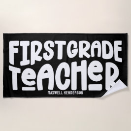 Maßgeschneiderter Lehrer Strandtuch