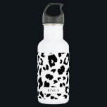 Maßgeschneiderter Leoparddruck Edelstahlflasche<br><div class="desc">Ein einfaches und dennoch auffallendes modernes Design mit einem leoparden Druckmuster. Vollständig anpassbar: Sie können den Hintergrund und die Fleckenfarben ändern,  um Ihr eigenes Design zu erstellen.</div>