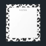 Maßgeschneiderter Leoparddruck Notizblock<br><div class="desc">Ein einfaches und dennoch auffallendes modernes Design mit einem leoparden Druckmuster. Vollständig anpassbar: Sie können den Hintergrund und die Fleckenfarben ändern,  um Ihr eigenes Design zu erstellen.</div>