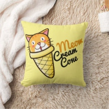 Maßgeschneiderter Meow Cream Cone