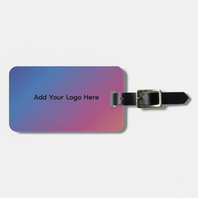 Maßgeschneiderter moderner Gepäckanhänger | Person (Vorderseite horizontal)