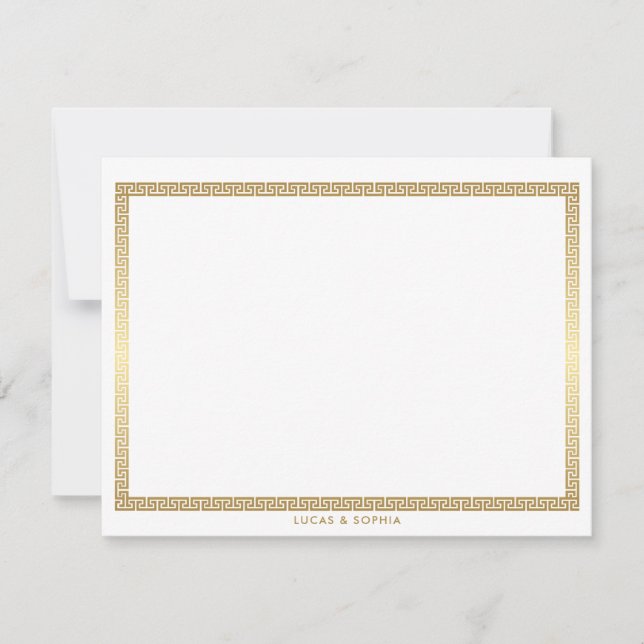 Maßgeschneiderter moderner, minimalistischer perso mitteilungskarte (Vorderseite)