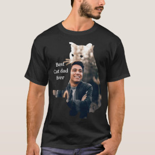 Maßgeschneiderter moderner niedlicher Cat-Fotomate T-Shirt