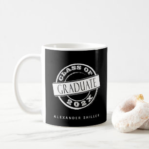 Maßgeschneiderter moderner Schwarzer Abschluss Kaffeetasse