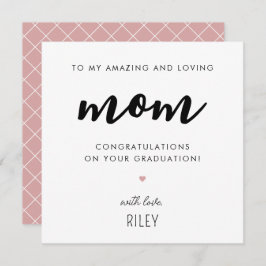 Maßgeschneiderter moderner und Niedlicher Mama Abs Karte