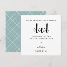 Maßgeschneiderter moderner und Niedlicher Vater Ab Karte