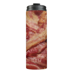 Maßgeschneiderter Monogramm BACON-Tumbler Thermosbecher