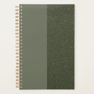 Maßgeschneiderter Moss Green Split Planner Planer
