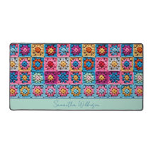 Maßgeschneiderter Name Crochet Granny Platz