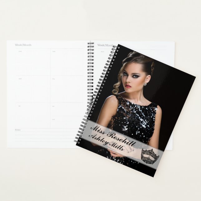 Maßgeschneiderter Pageant Crown Notebook-Planer Planer (Anzeige)
