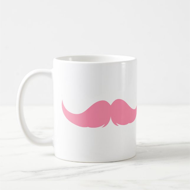 Maßgeschneiderter Petite Handlebar Mustache Kaffeetasse (Links)