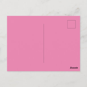 Maßgeschneiderter Pink Picture-Perfect Standard mi Postkarte