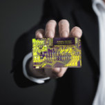 Maßgeschneiderter QR-Code für die moderne grüne Le Visitenkarte<br><div class="desc">Geeky PC-Design mit Namen,  Funktion und QR-Code zur Personalisierung.</div>