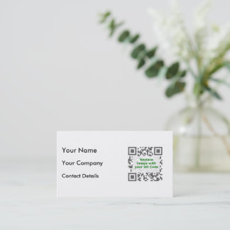Maßgeschneiderter QR-Code für Handy-Visitenkarten Visitenkarte