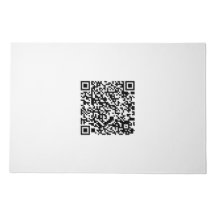 Maßgeschneiderter QR-Code Schwarz/Weiß Abstrakt Ge