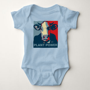 Maßgeschneiderter Red White Blue Pop Art Cow Jumpe Baby Strampler