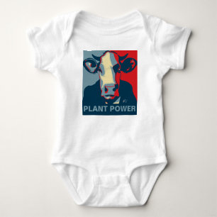 Maßgeschneiderter Red White Blue Pop Art Cow Jumpe Baby Strampler