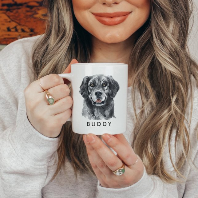 Maßgeschneiderter Retriever Hund Lover Kaffeetasse (Von Creator hochgeladen)