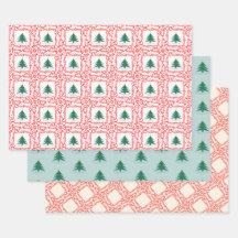 Maßgeschneiderter Rot-Weiß-Frohe Weihnachtsbaum