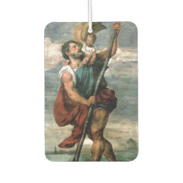 Maßgeschneiderter Saint Christopher Air Freshener Autolufterfrischer