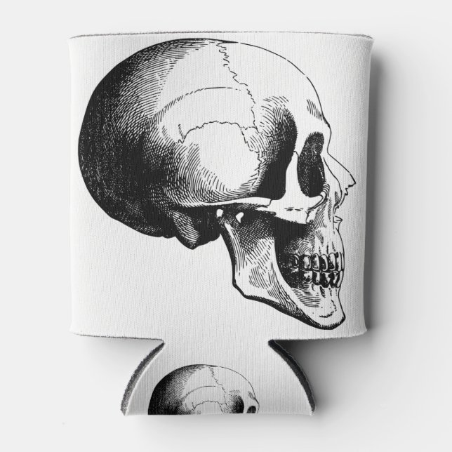 Maßgeschneiderter Schädel kann kühler werden Dosenkühler (Vorderseite)