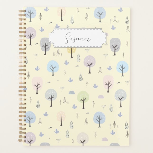 Maßgeschneiderter skandinavischer Wald Nahtloses M Planer (Vorderseite)