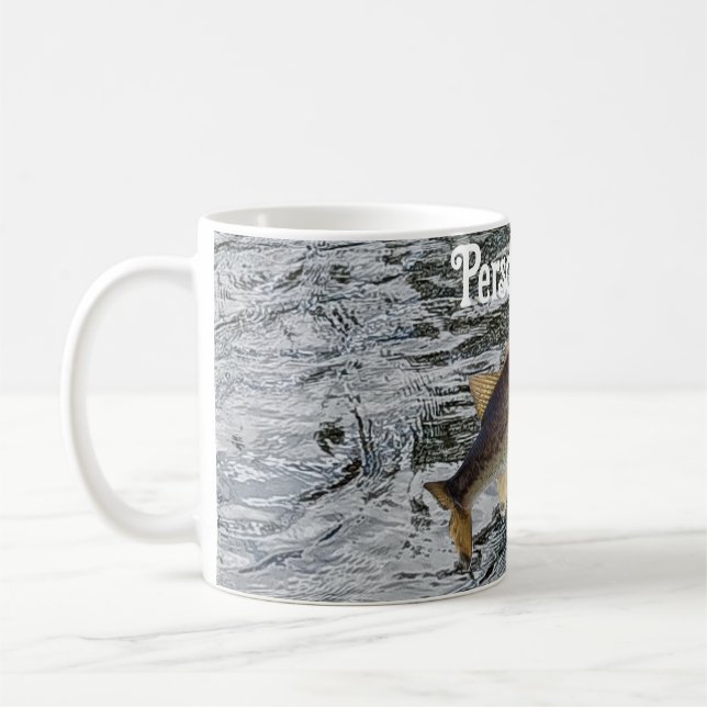Maßgeschneiderter Springbarsch Kaffeetasse (Links)