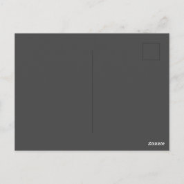 Maßgeschneiderter Standard für Dunkelgrau-Picture- Postkarte