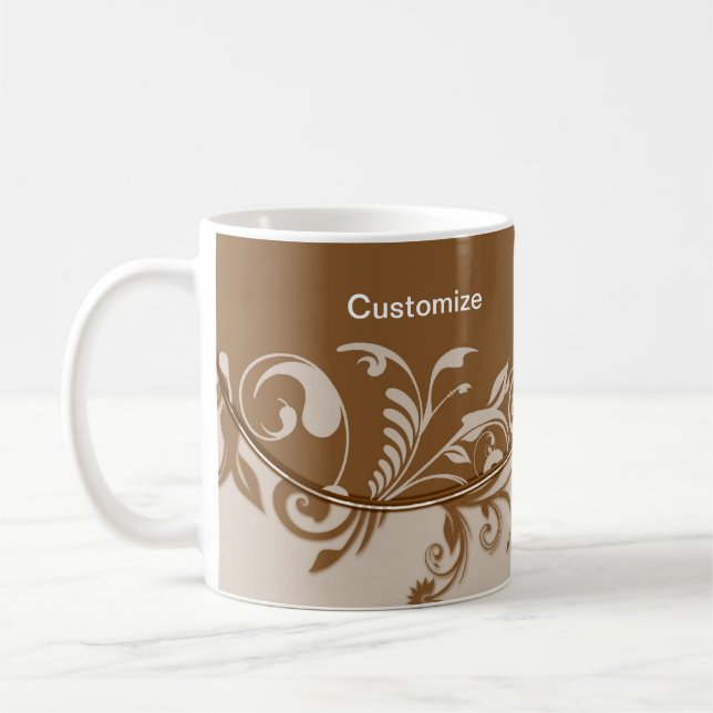 Maßgeschneiderter Tasse Coffee Tasse Cup (Links)