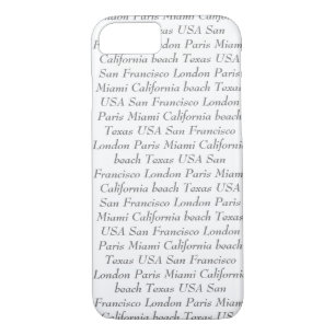 Maßgeschneiderter Text modern, niedlich grau Case-Mate iPhone Hülle