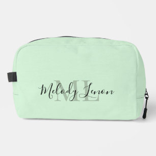 Maßgeschneiderter Toilettenbeutel mit Monogramm Waschbeutel