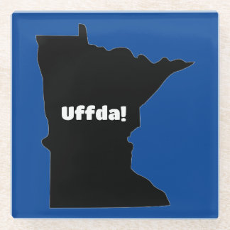 Maßgeschneiderter Uffda Minnesota Glass Untersetze Glasuntersetzer