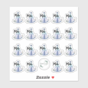 Maßgeschneiderter Vinyl Sticker, Junge Teepee Desi Aufkleber