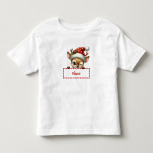Maßgeschneiderter Weihnachtsmann & Candy Cane Kleinkind T-shirt