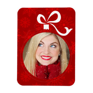 Maßgeschneiderter Weihnachtsrahmen Magnet