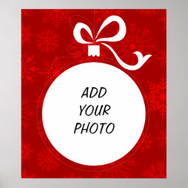 Maßgeschneiderter Weihnachtsrahmen Poster