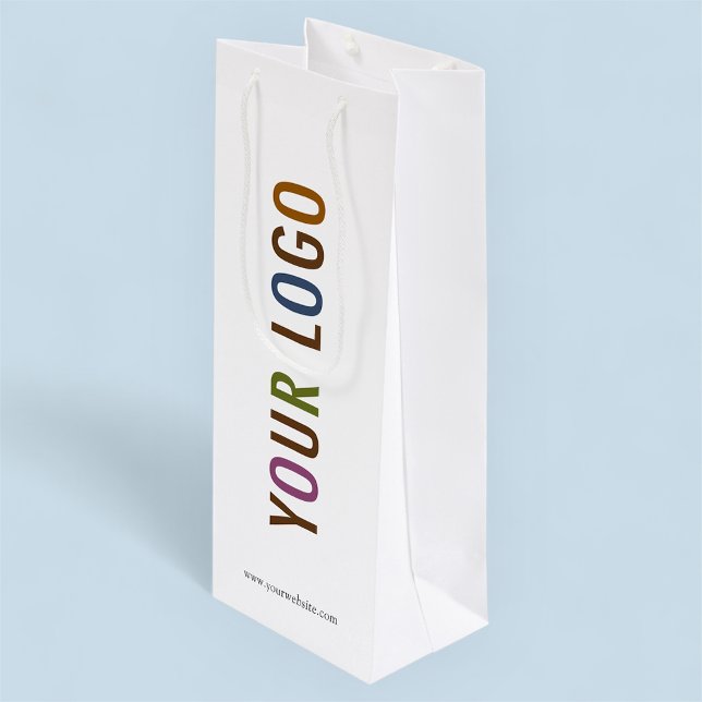 Maßgeschneiderter Weinbeutel mit Firmenlogo Keine  Geschenktüte Für Weinflaschen (MISOOK White Wine Gift Bag with Logo)