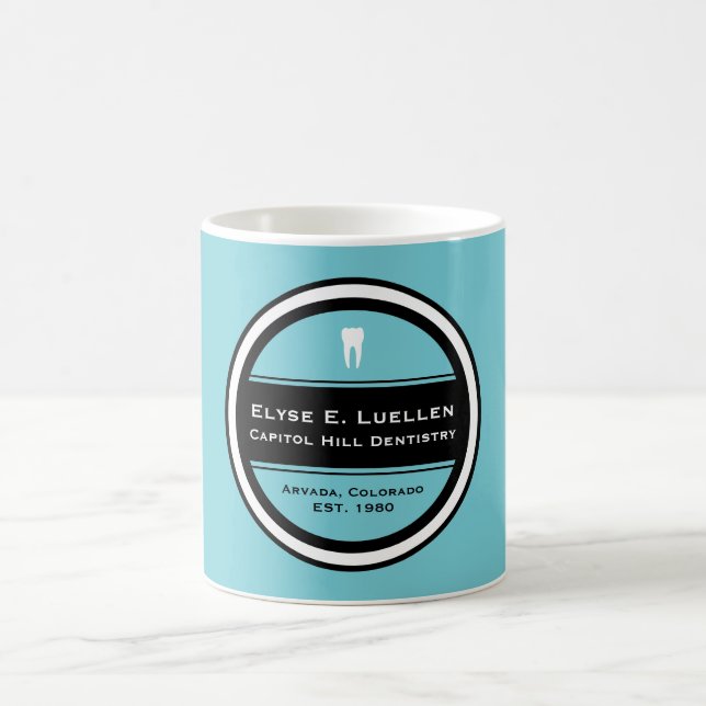 Maßgeschneiderter Zahnarztzirkel Kaffeetasse (Mittel)