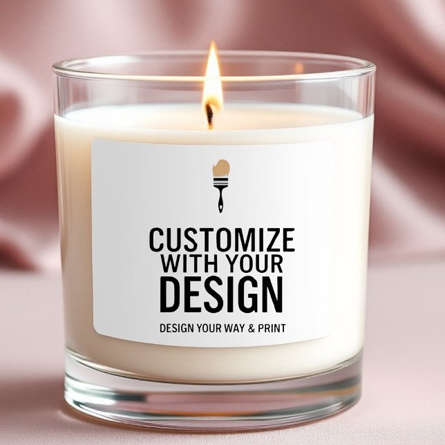 Maßgeschneidertes 3x3"-leeres Werbeproduktlabel Quadratischer Aufkleber (Von Creator hochgeladen)