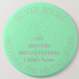 Maßgeschneidertes 6-monatiges Abzeichen zum Stille Button