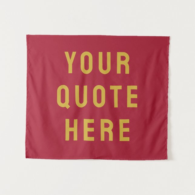 Maßgeschneidertes Angebotsbanner Personalisiert Ih Wandteppich (Vorderseite (Horizontal))