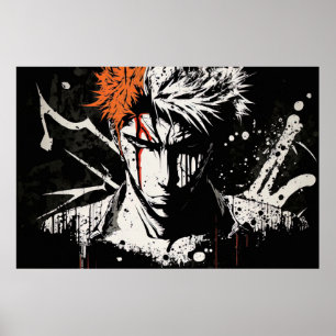 Maßgeschneidertes Anime-Inspiriert Hero-Wall-Poste Poster