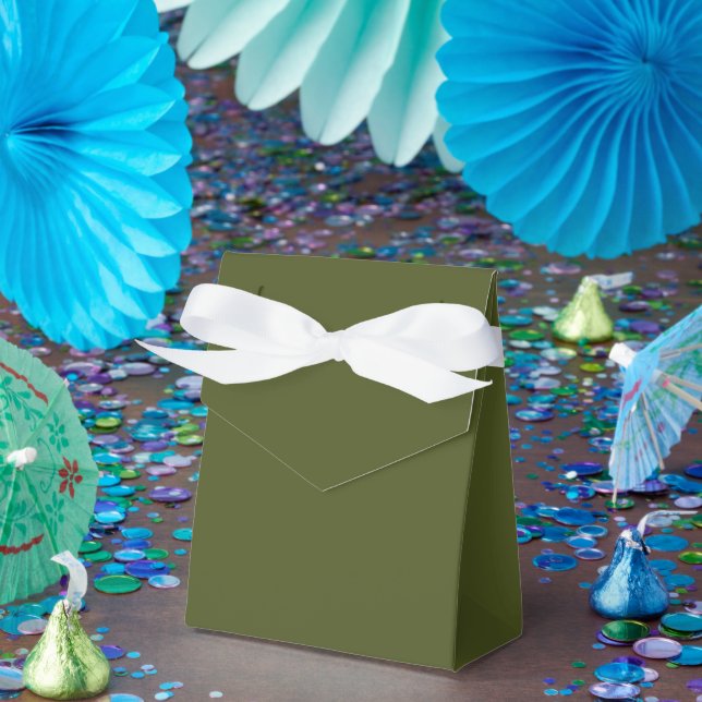 Maßgeschneidertes Army Green Attraktiver Zelt Geschenkschachtel (Party)