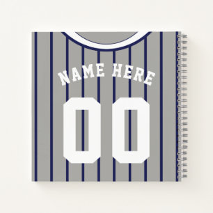 Maßgeschneidertes Baseball Softball Jersey-Noteboo Notizbuch