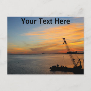 Maßgeschneidertes Biscayne, Florida - Nachkarte fü Postkarte