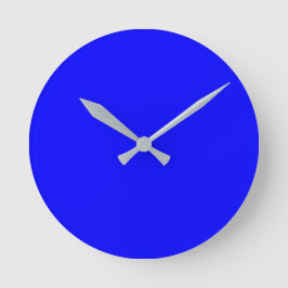 Maßgeschneidertes Blue Simple 8" Round Acrylic Runde Wanduhr