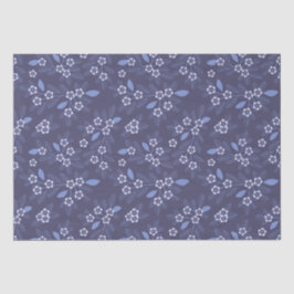 Maßgeschneidertes botanisches Blumenmuster Tissue Seidenpapier