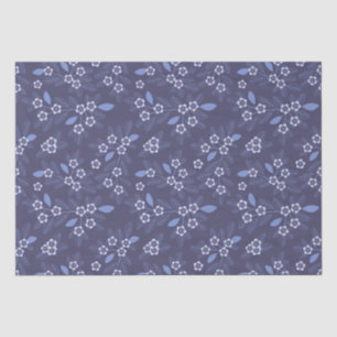 Maßgeschneidertes botanisches Blumenmuster Tissue Seidenpapier